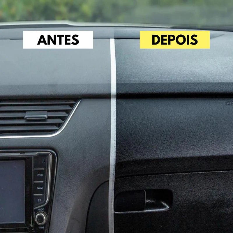 Restaurador de plástico para carro, produtos de limpeza de carro com brilho preto, restauração de couro plástico, polimento automático e reparo, renovador de revestimento
