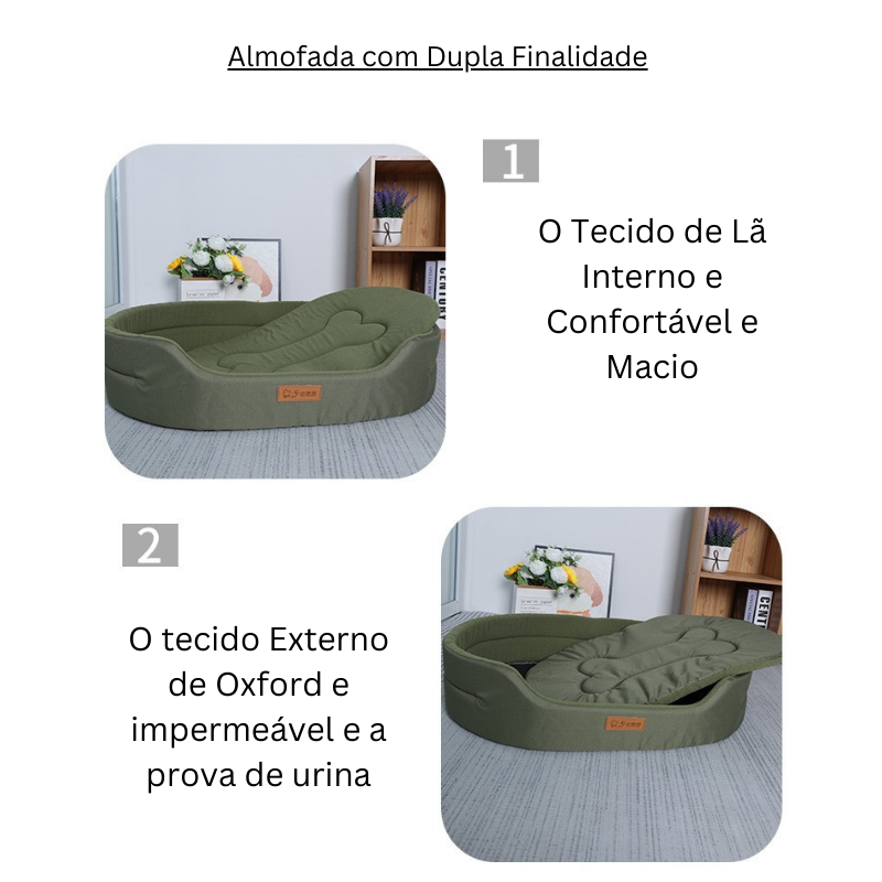 Cama para cães e gatos de alta qualidade para todas as estações