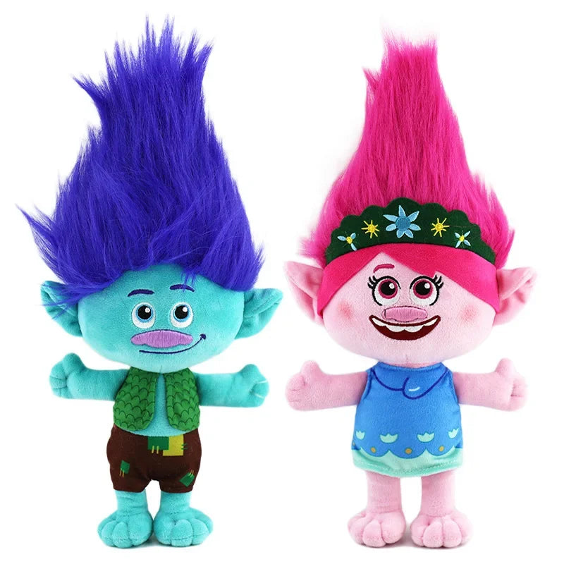 4 estilo de pelucia dos trolls